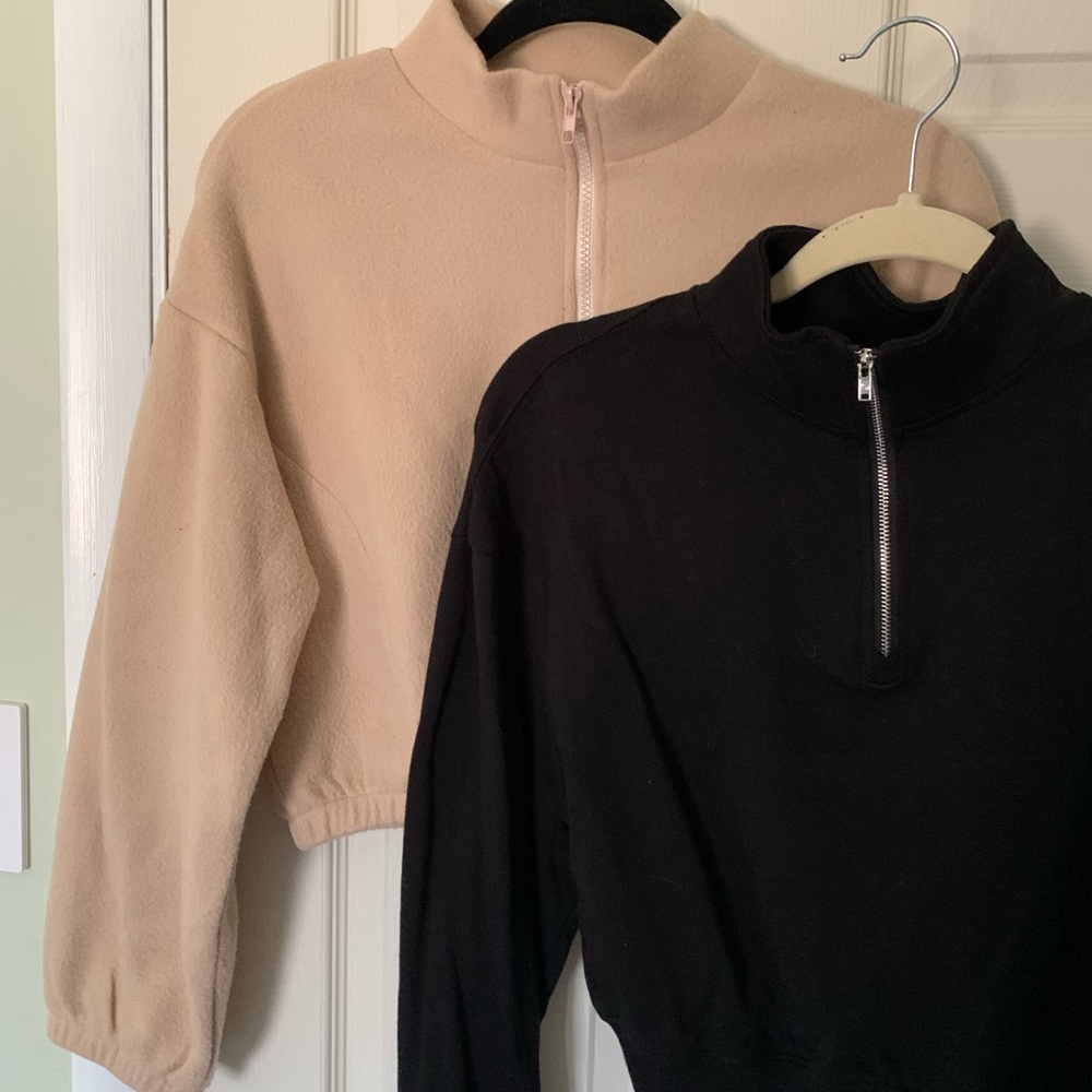 Brand New Shein Half Zip Cropped Jackets Bundle